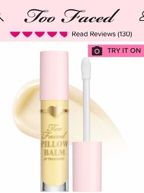Too Faced Pillow Balm Lip Treatment — Banana Kiss 💋 🍌